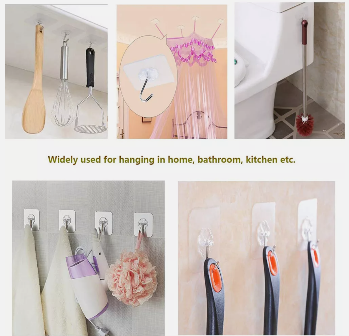 12 pack EasyHooks© for the SafeStep© Shower Mat