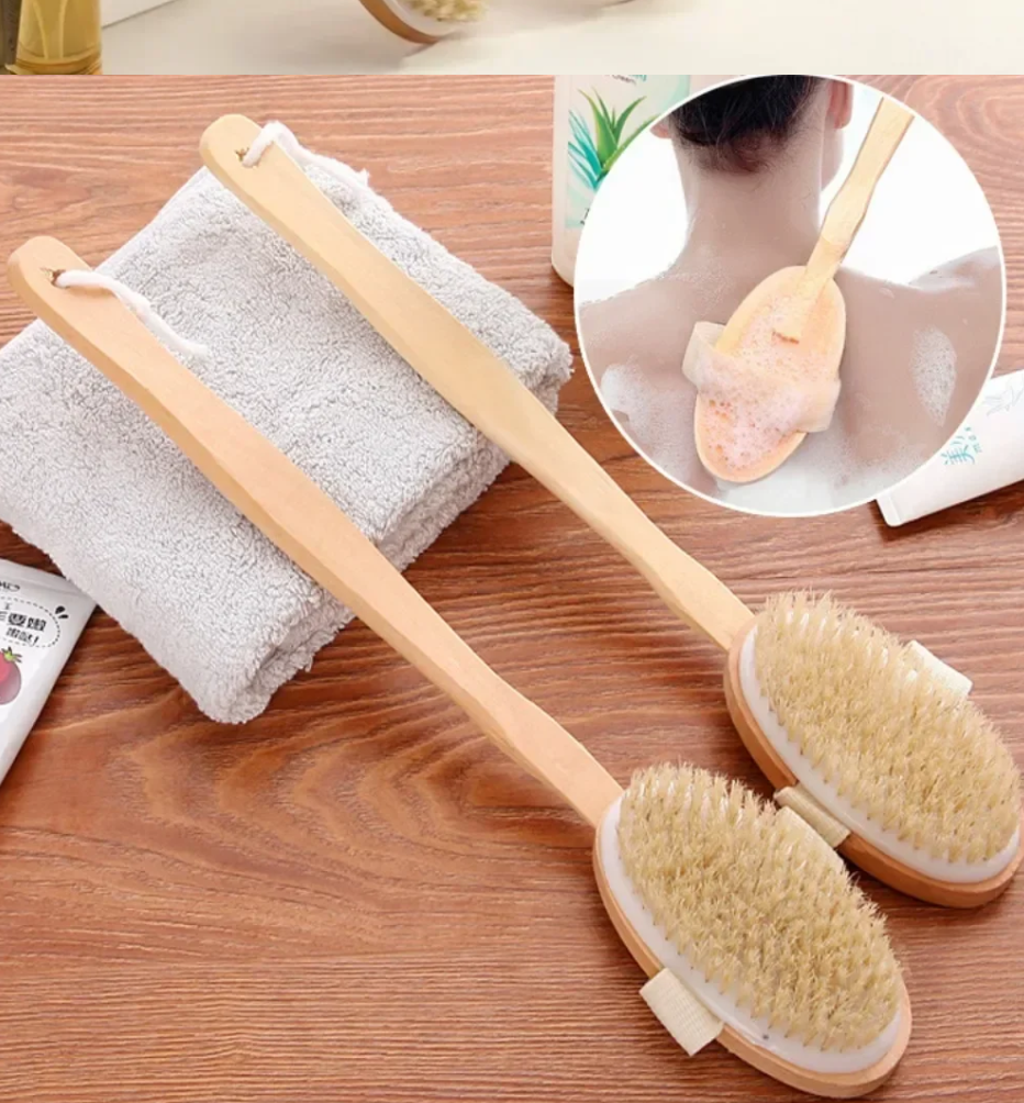 Elderly Assist Body Scrubber Long-Handle Brush